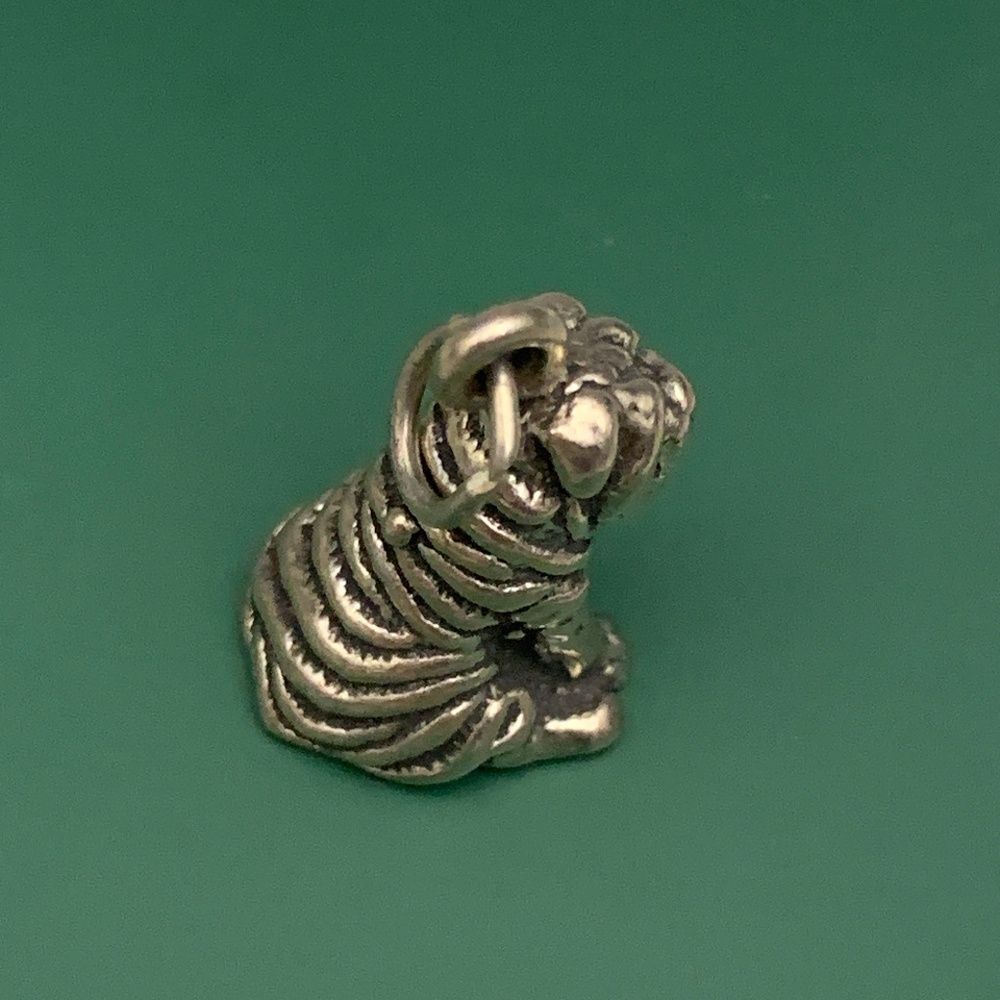 Shar Pei Sterling Silver Jewelry Charm